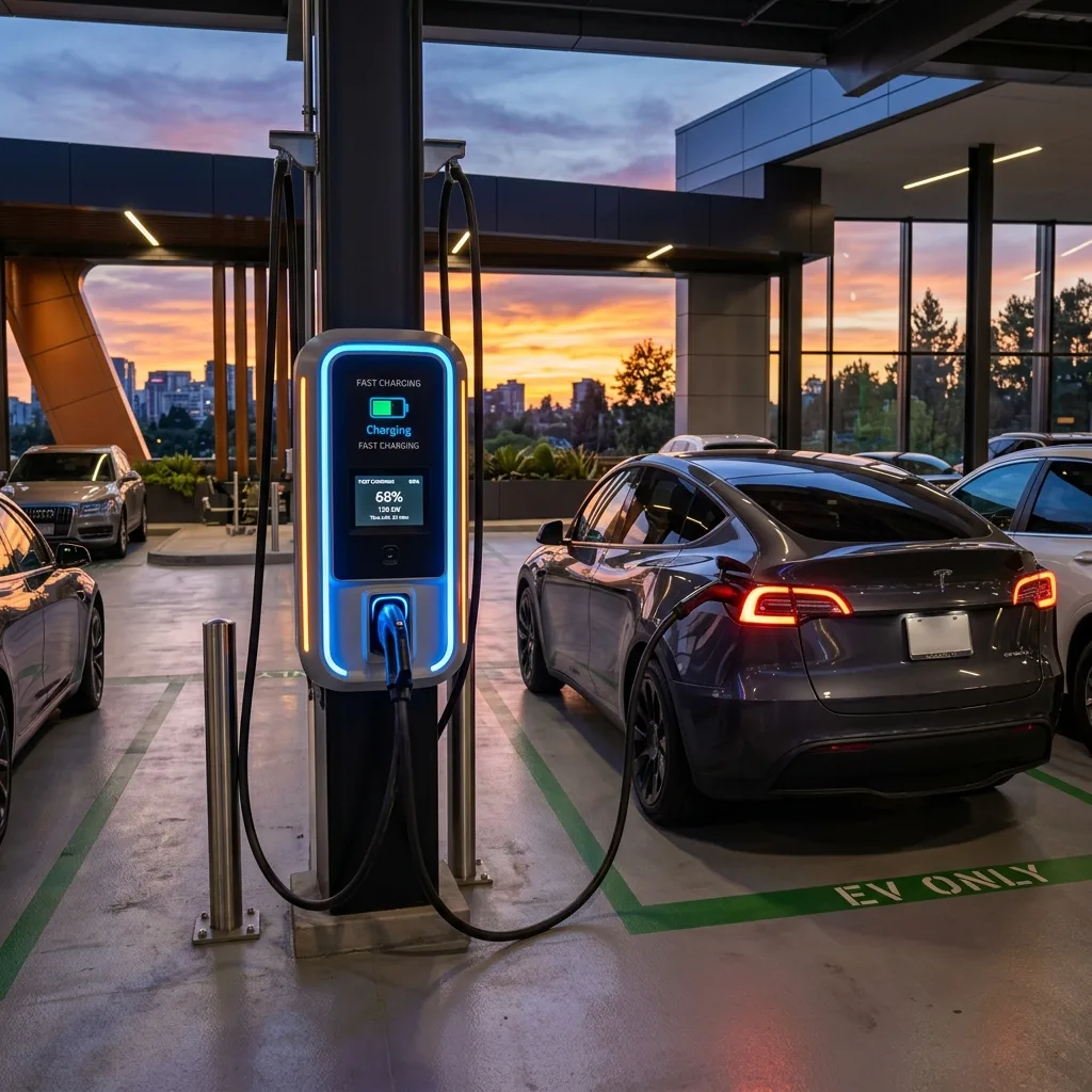 Borne de recharge véhicule électrique